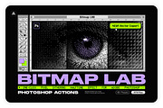 Bitmap LAB – Pixel Halftone Action, an Action Add-On by Samolevsky (Thumbnail 1 of 33)