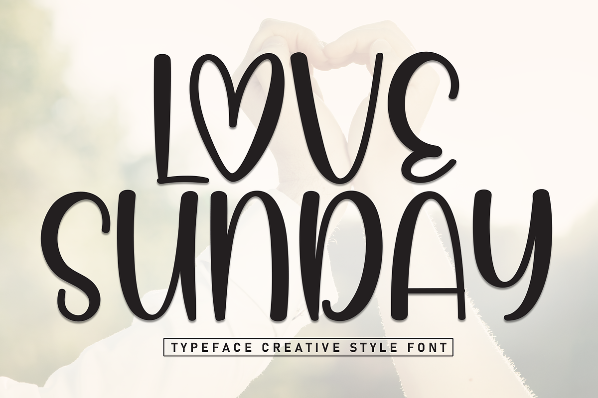 Love Sunday | Script Font, a Script Font by Scratchones (Photo 1 of 9)