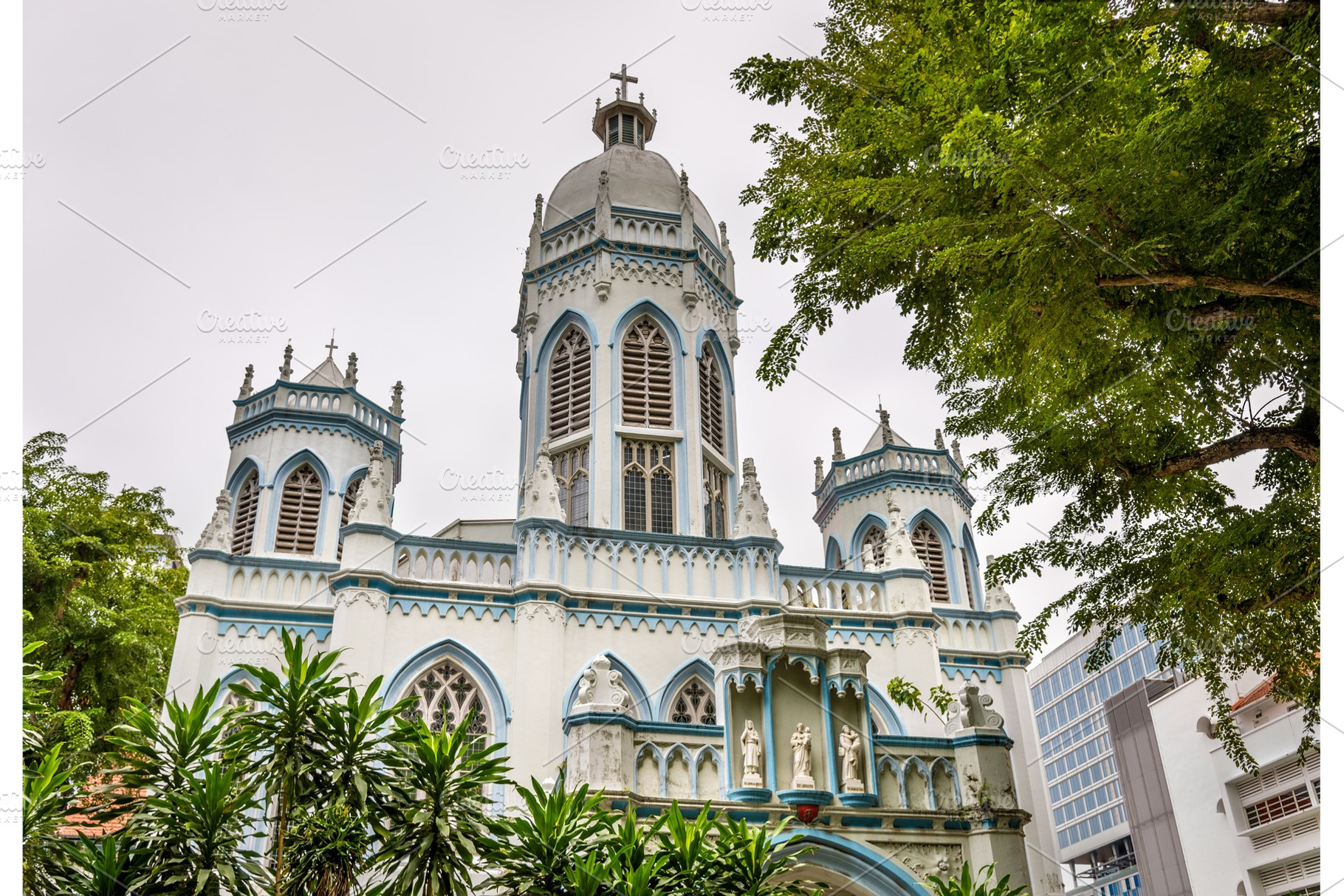 Saint Joseph Catholic Church in Singapore, an Architecture Photo by Leonid Andronov