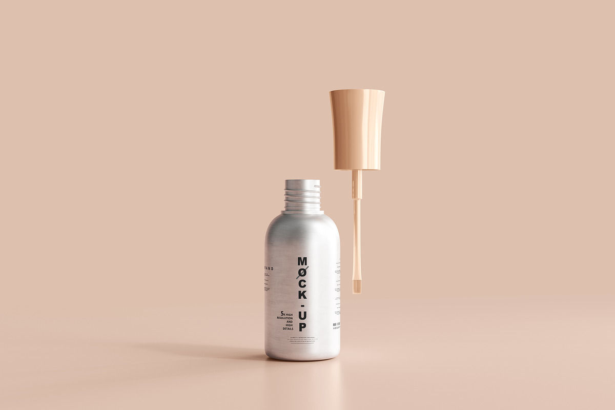Aluminum Cosmetic Mockup Bundle, a Cups & Container Mockup by pmvch (Photo 140 of 206)