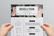 2 page resume template, a Resume Template by Chic templates (Thumbnail 4 of 4)