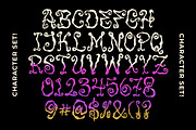 GF Wonka Rough Handdrawn Swirly Font, a Handwritten Font by GroovyFontCo (Thumbnail 7 of 7)