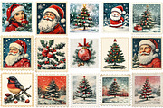 Christmas Postage Stamp Png, an Illustration by SinaCreation (Thumbnail 2 of 5)
