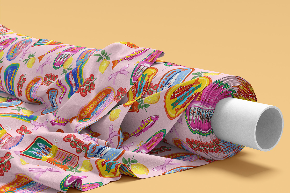 Sardine Social Club, a Pattern Graphic by MSNTY STUDIOX (Photo 16 of 30)