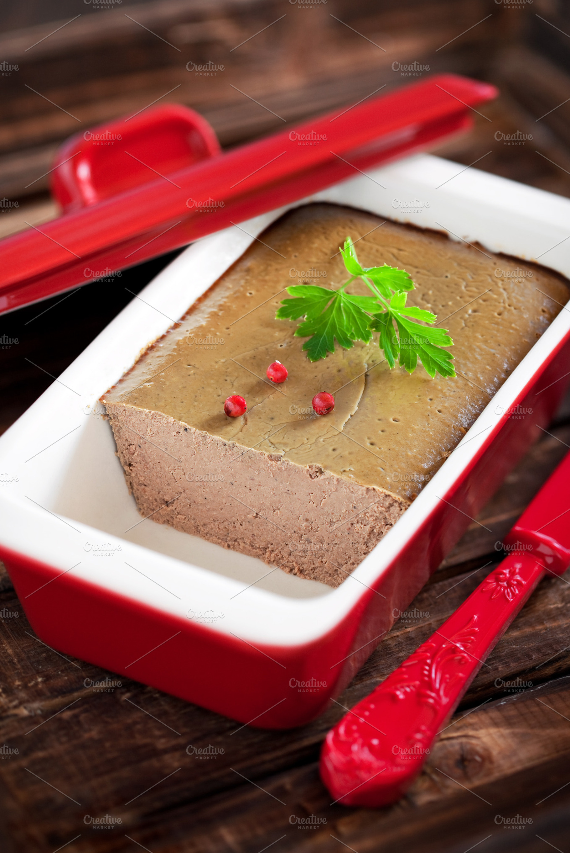 Chicken liver pate featuring pate, turkey, and mold