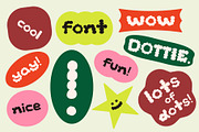 Dottie - A hand-lettered font, a Font by Studio Funshop by Kelli (Thumbnail 3 of 11)
