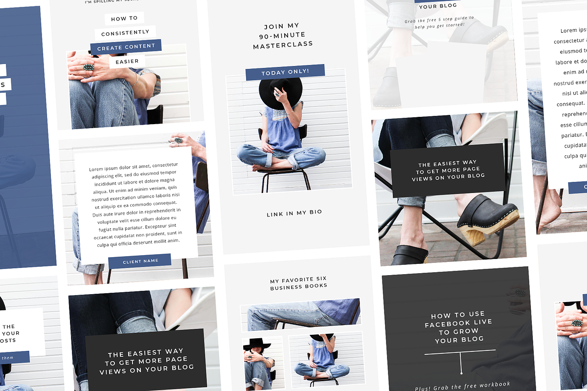Ava Mae Instagram Templates, a Social Media Template by Coded Creative (Photo 4 of 5)