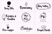 StrawberryShortcake LOGO KIT + Bonus, a Branding & Logo Template by theinkaffair (Thumbnail 2 of 13)