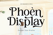 Phoen Display, a Serif Font by Nurul_kamal (Thumbnail 1 of 13)