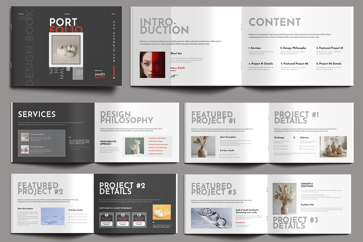 Modern Design Portfolio Template