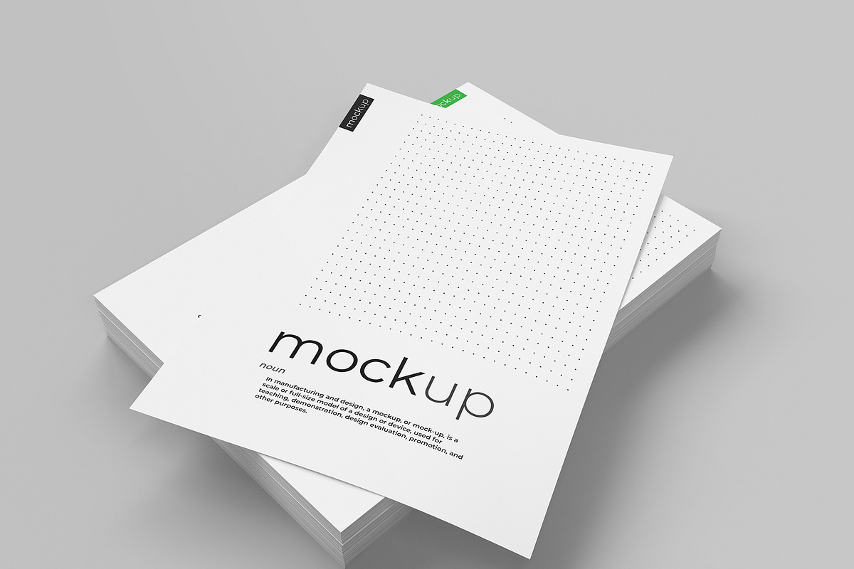 Flyer / Poster / CV Mockup 2, a Print Template by KIPET (Photo 10 of 11)