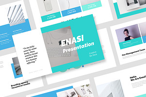 Enasi : Creative Biz Powerpoint, a Presentation Template by Punkl Camp