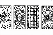 Modern Abstract Panel Bundle, an Illustration by Gfx_Store (Thumbnail 5 of 7)