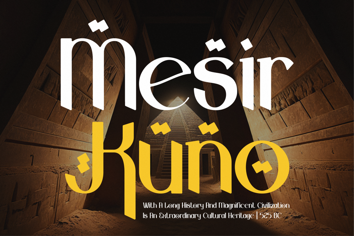 Kallhad - Arabic Style Font, a Sans Serif Font by MaikoHatta (Photo 3 of 9)
