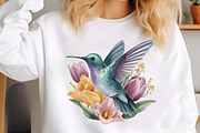 Watercolor spring flowers clipart, an Illustration by SinaCreation (Thumbnail 3 of 7)