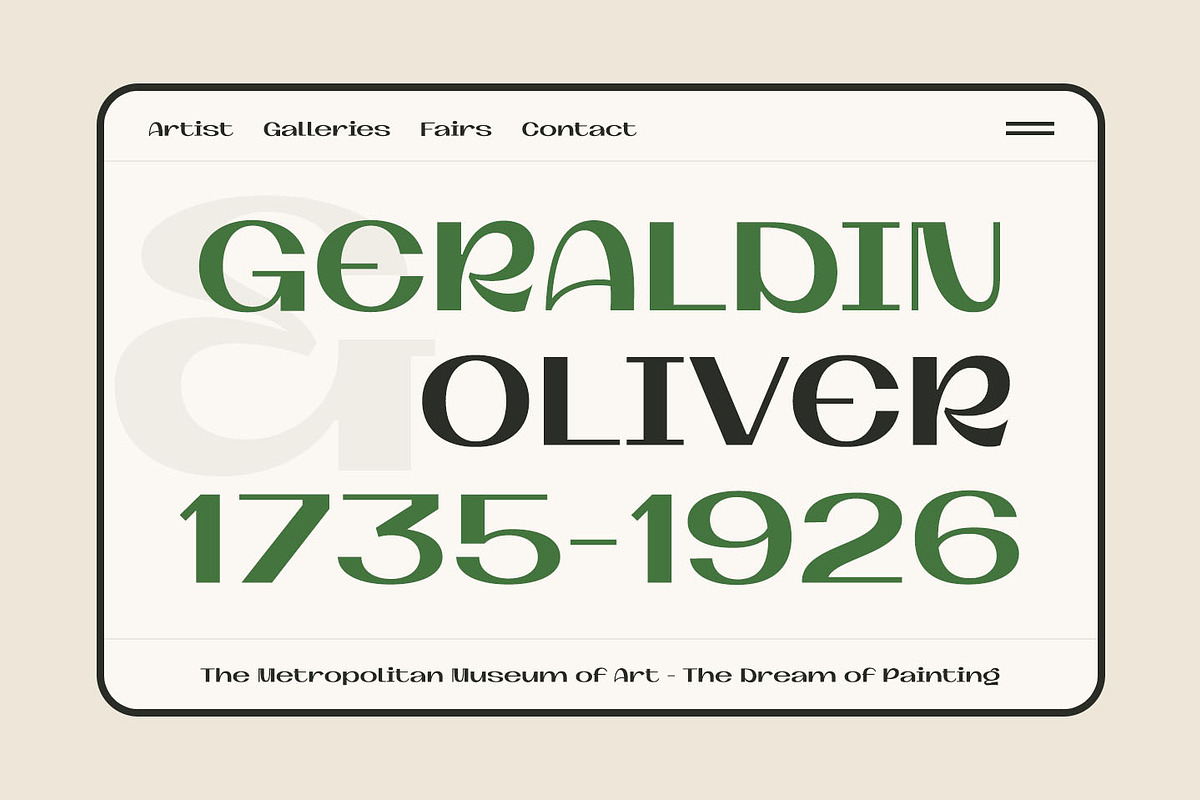 Kylie Boga Display Sans Font, a Sans Serif Font by Kulokale (Photo 4 of 10)