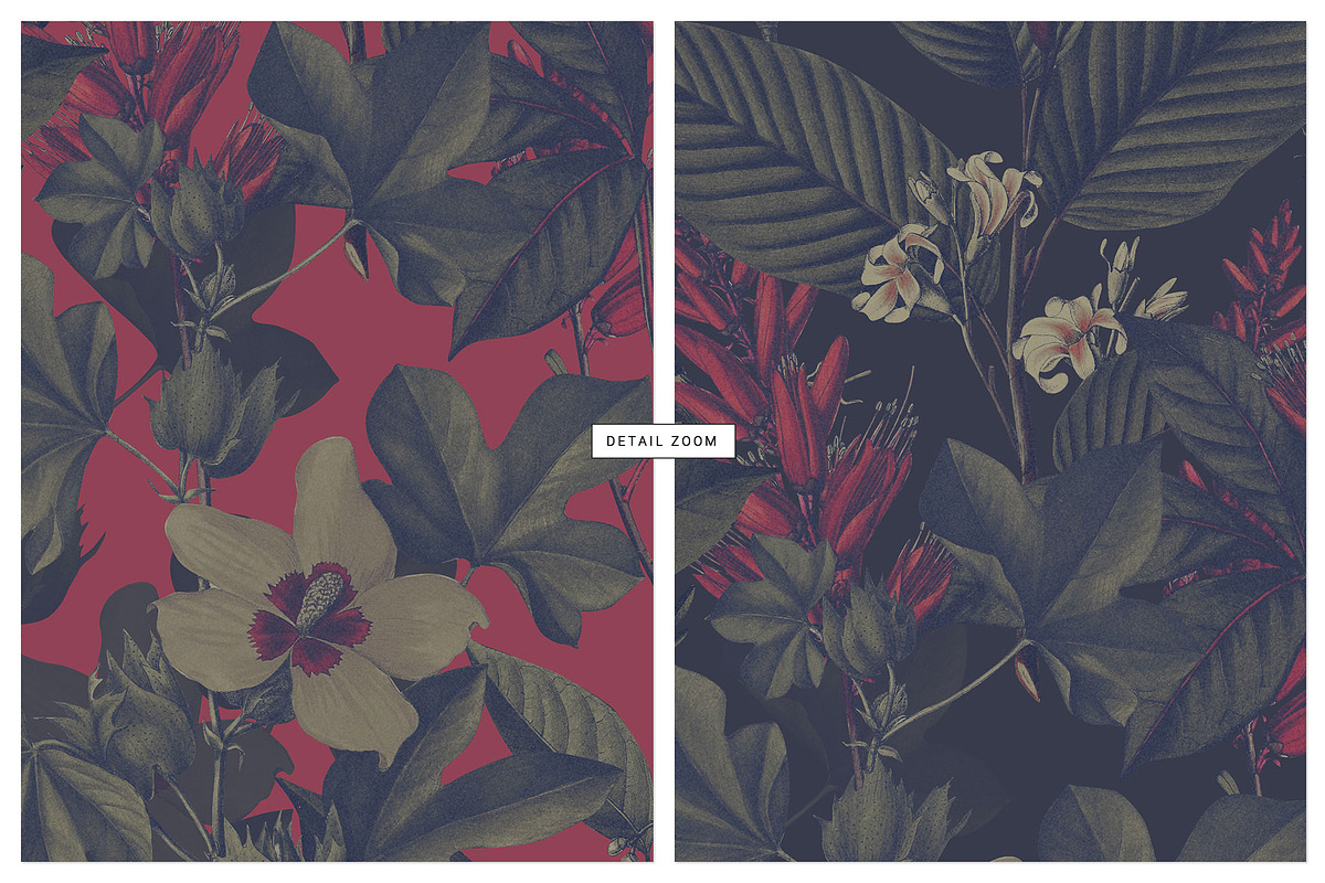 Botanic Oscuro Moody Botanical Print, a Pattern Graphic by TSTUDIO (Photo 4 of 10)