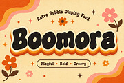 Boomora – Retro Bubble Display Font, a Slab Serif Font by Wow Magic (Thumbnail 1 of 5)