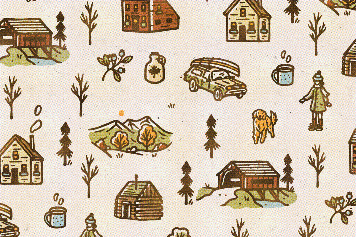 COZY NEW ENGLAND Illustration Pack, an Object Illustration by Abby Leighton Studio (Photo 1 of 2)