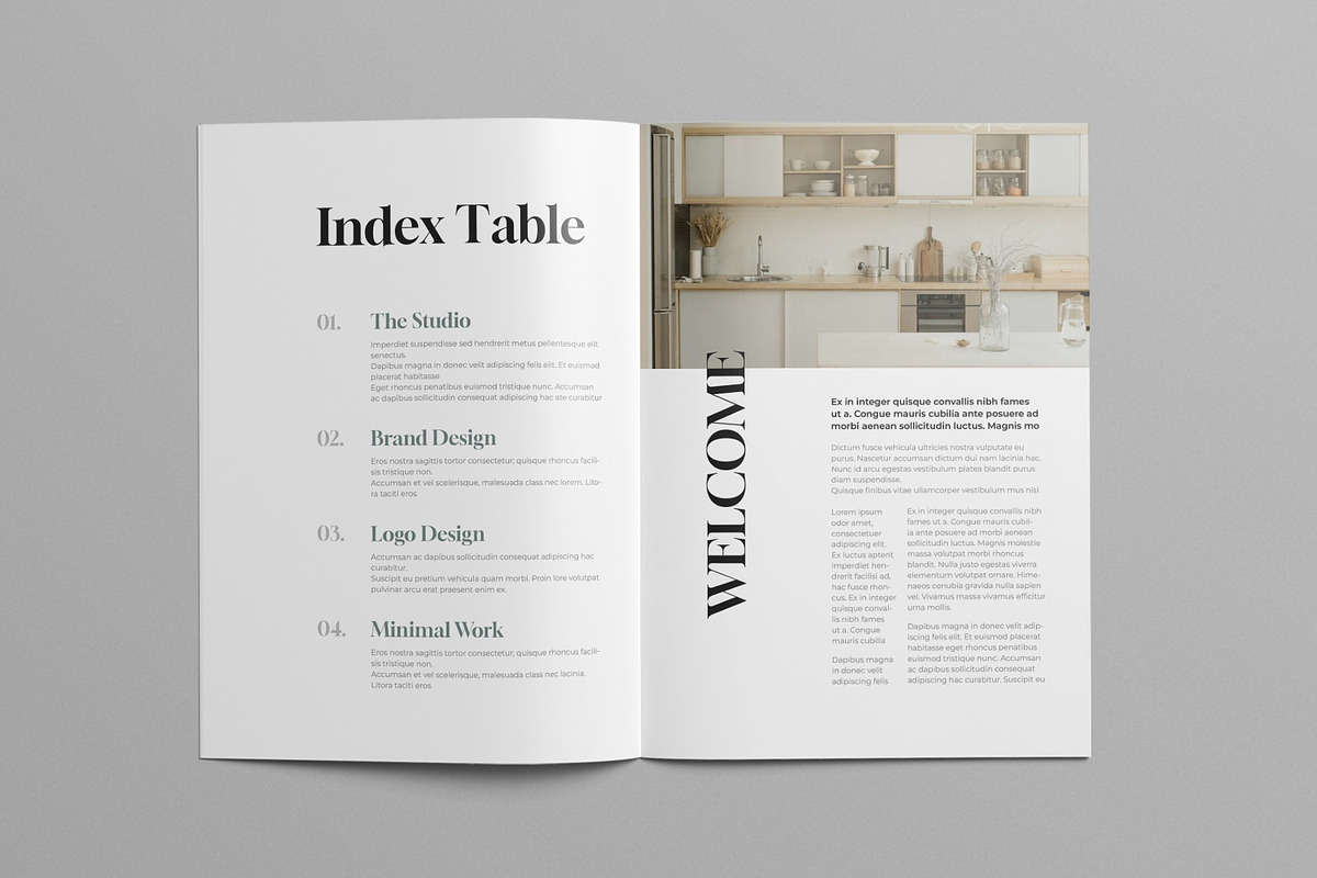 Work Portfolio | Canva & InDesign preview 2