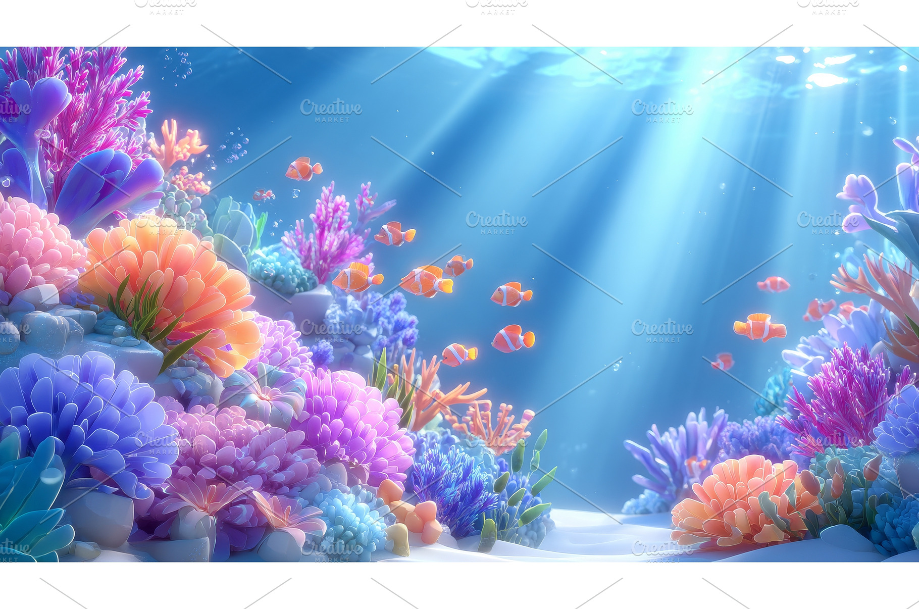 The crystal clear blue water reveals, a Nature Photo by ZinetroN
