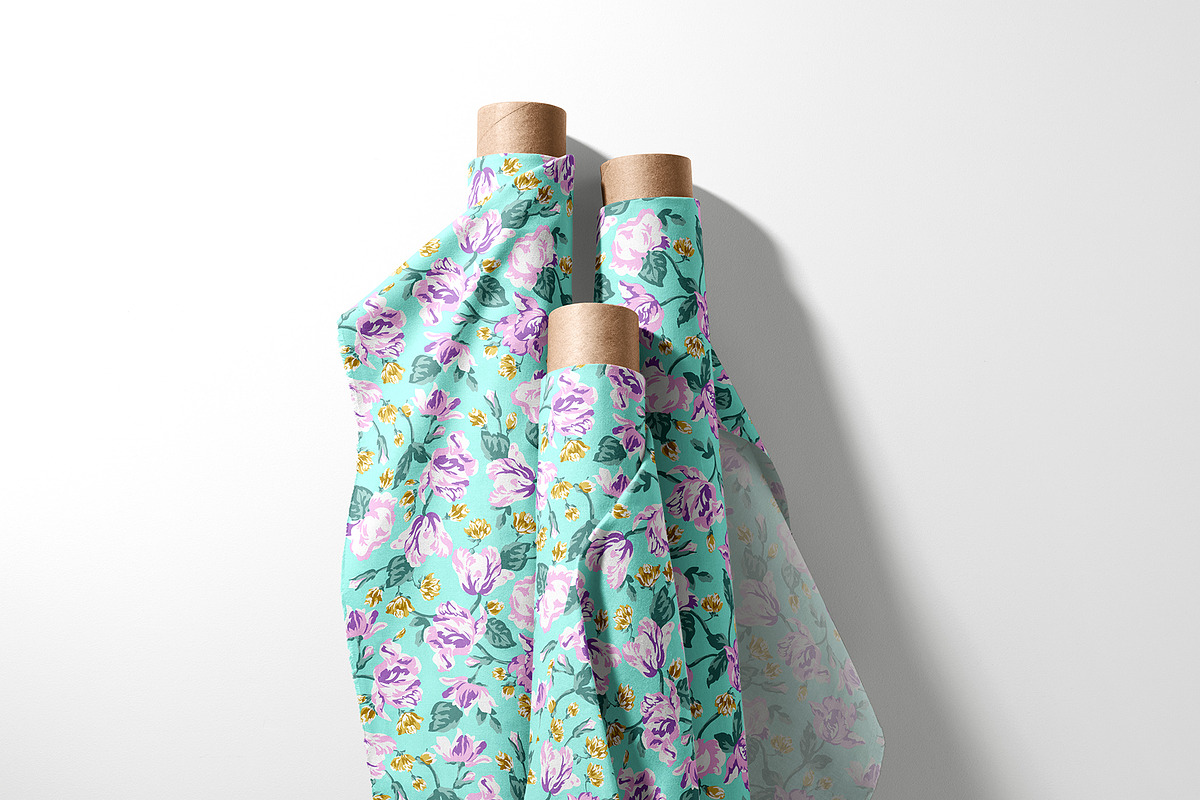 Vintage Rose Floral Pattern, a Pattern Graphic by StudioGlouna (Photo 8 of 10)