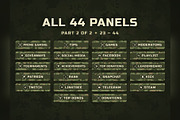 Camo Twitch & Kick Panels, an Object Graphic by Gear Store (Thumbnail 3 of 11)