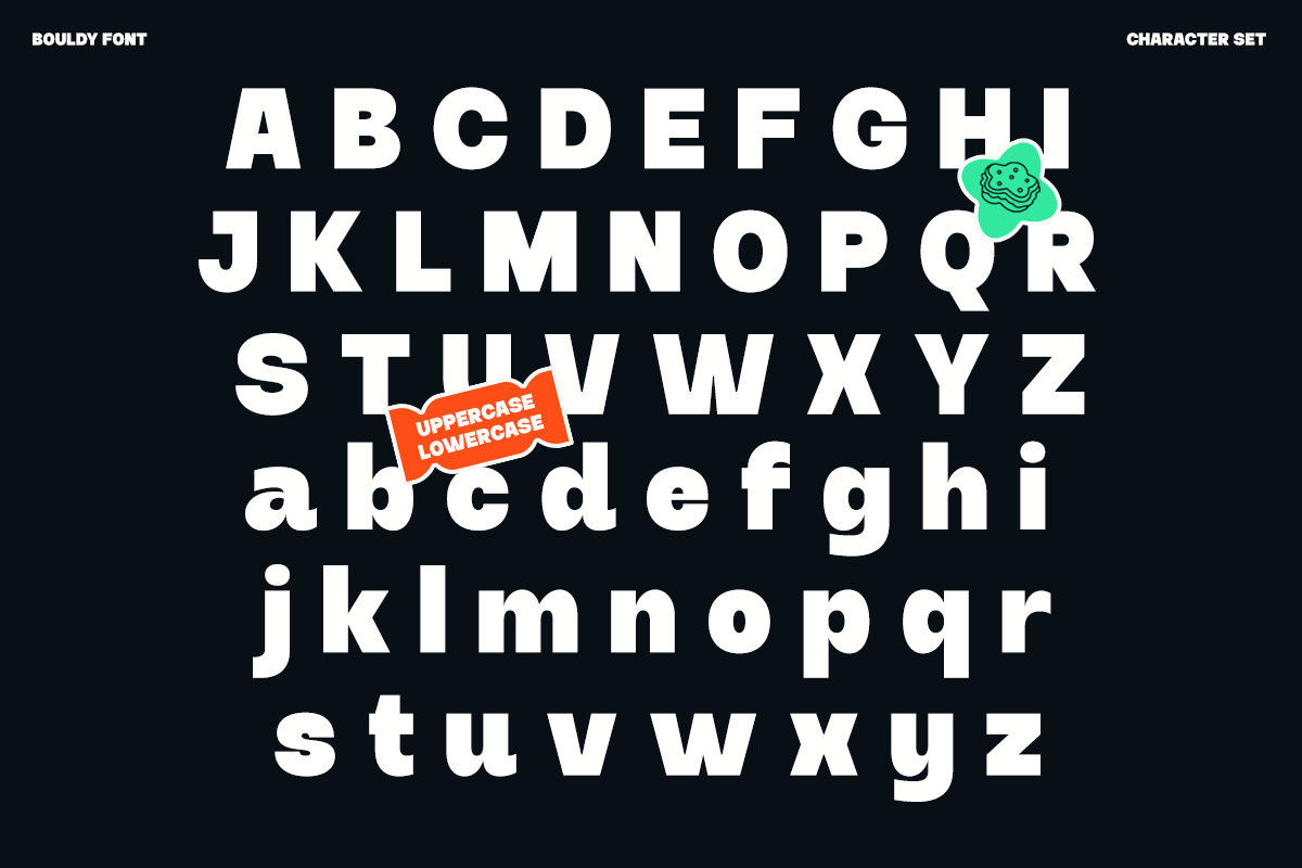 A Bold Sans - Bouldy, a Font by Say Studio (Photo 6 of 10)