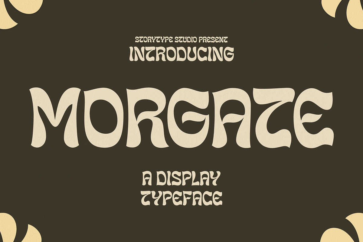 Morgate Display Typeface Font, a Sans Serif Font by Storytype Studio (Photo 1 of 15)