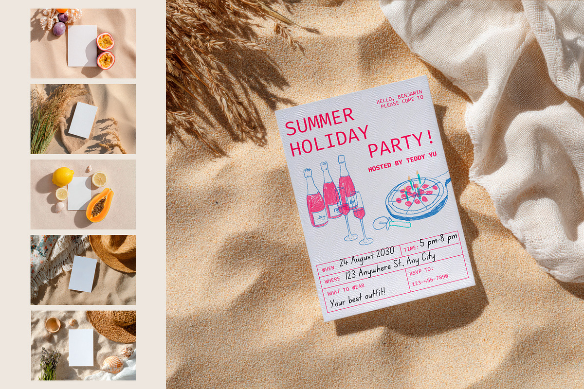 15 Coast card mockup, a Packaging Mockup by Trissa (Photo 7 of 8)