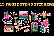 Music Illustrations Vector Set, an Illustration by HeyLuisa (Thumbnail 5 of 9)