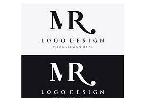Luxury letters MR , RM , M , R logo, a Branding & Logo Template by LOGOCREATIVE