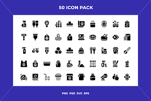 Zero waste icons, an Outline Icon by Wencory