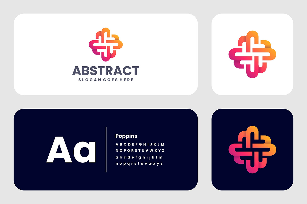 Gradient Modern Abstract Knot Logo, a Branding & Logo Template by Artnivora.Std (Photo 3 of 4)