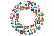 It's movie time! White background, a Texture Illustration by Art Loft (Thumbnail 5 of 16)
