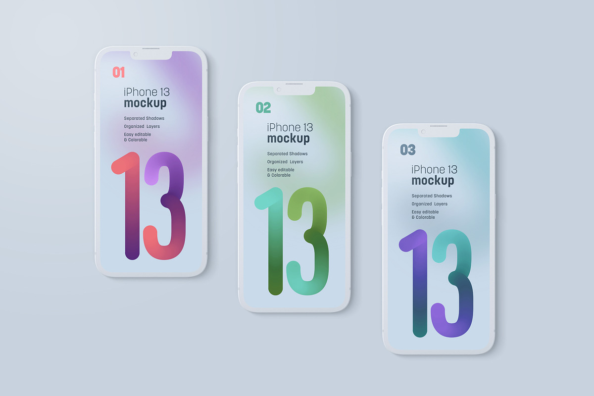 iPhone 12, 13, 14 Pro Clay Mockup, an iPhone Mockup by Deeplab (Photo 30 of 53)