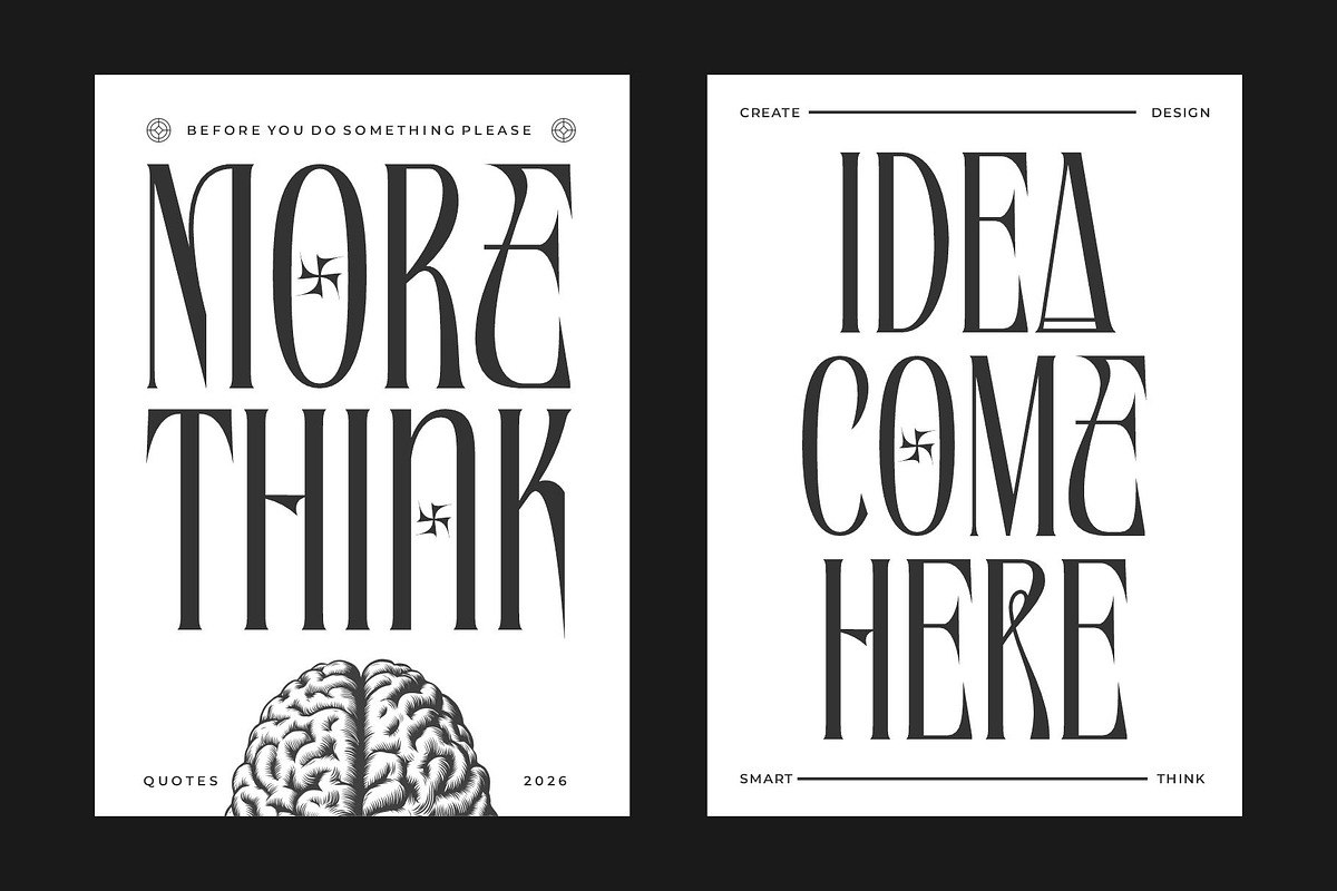 Baquine || Classy Serif Display Font, a Serif Font by Ermedia Studio (Photo 2 of 10)