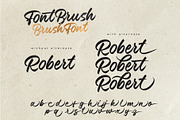 Font Brush - Brush Font, a Script Font by Debut Studio (Thumbnail 7 of 7)