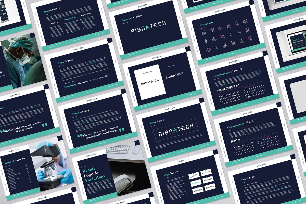 Branding Manual Guidelines Template, a Brochure Template by Andre28 (Photo 2 of 7)