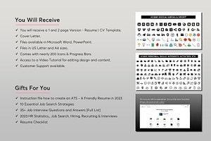 ATS Resume CV Word & PowerPoint - 14