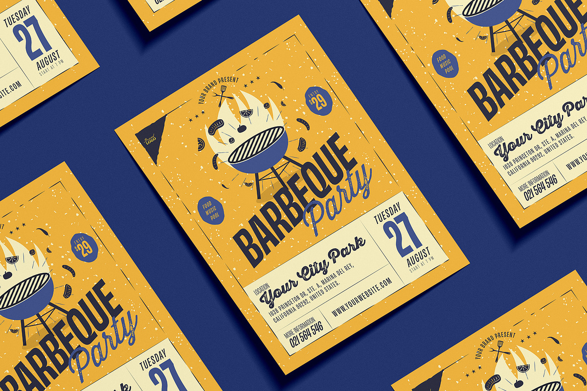 BBQ Party Flyer 02, a Flyer Template by FathurFateh (Photo 6 of 6)