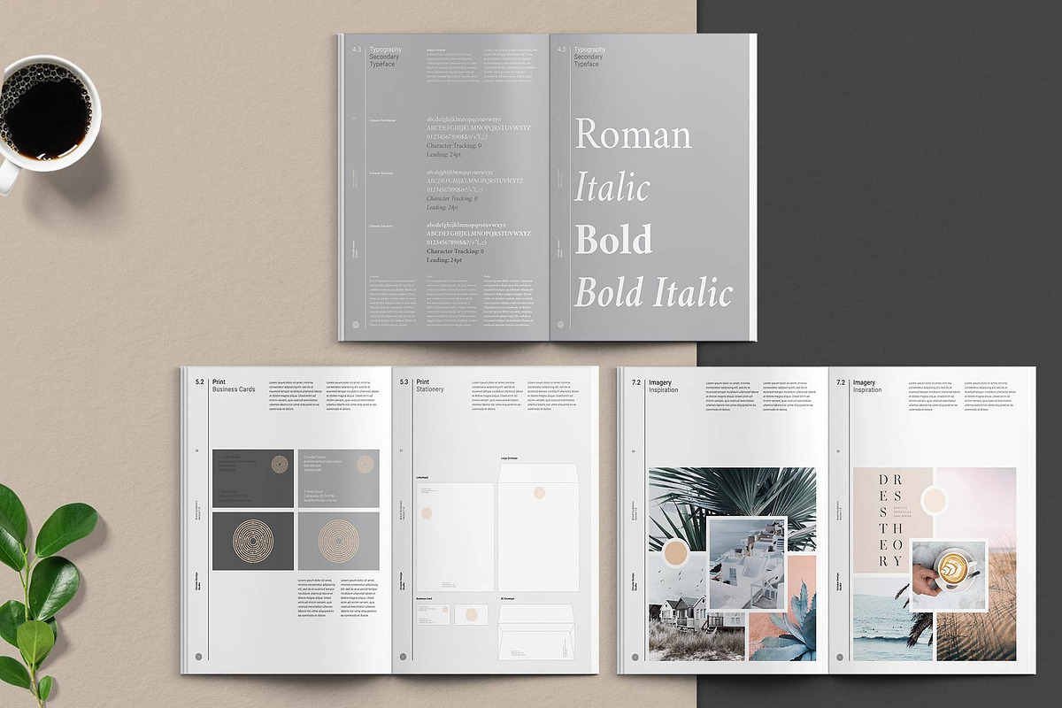 THE MINIMALIST / Brand Guidelines, a Brochure Template by Circular (Photo 4 of 8)