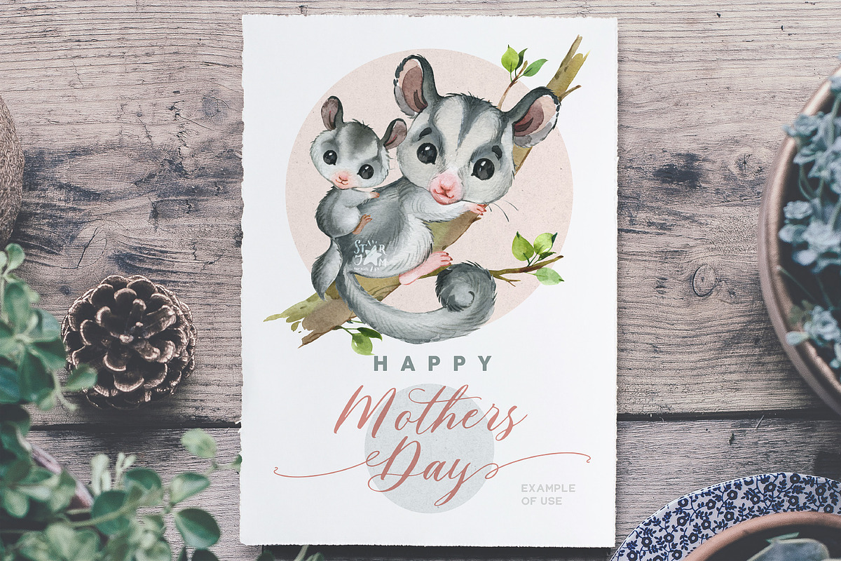 Mother & Baby. Australian Collection, an Animal Illustration by StarJam (Photo 3 of 5)