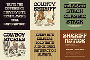 Americana Desert Rider Slab Serif, a Slab Serif Font by timelesstype.co (Thumbnail 9 of 10)