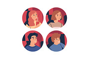 Family in the movie theatre, a Person Illustration by Good Studio (Thumbnail 3 of 3)