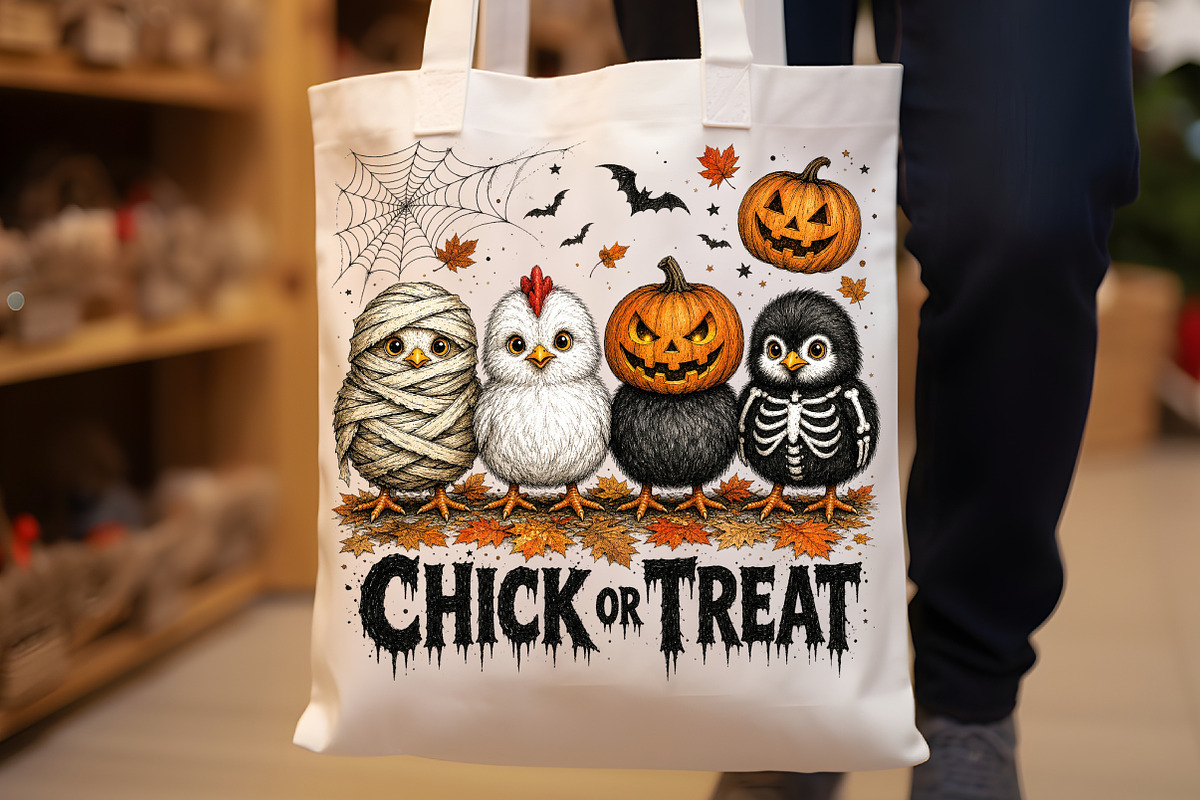 Funny Halloween Png Spooky Chicken, a Work Illustration by Sublimation Artist (Photo 8 of 9)