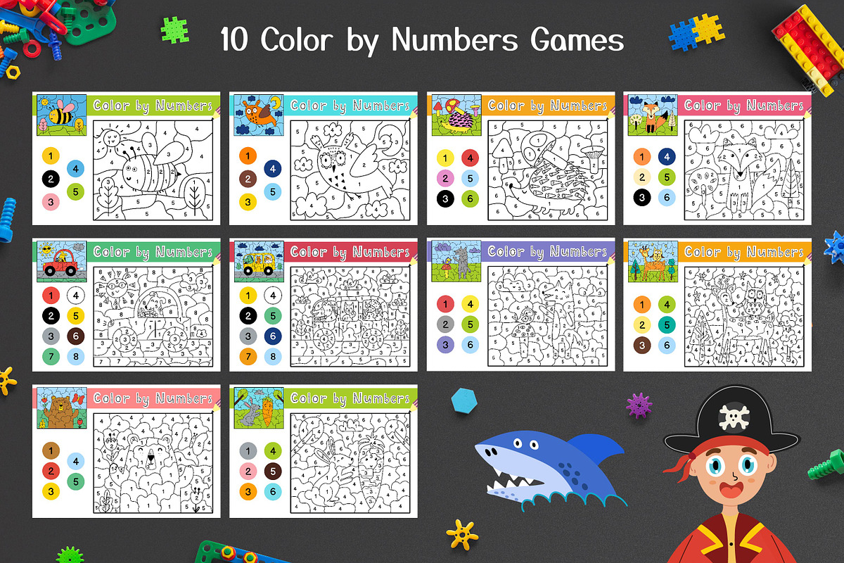 Activities for Kids: 65 in 1, an Animal Illustration by Gulnara Sabirova (Photo 6 of 14)
