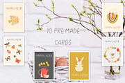 Happy Boho Easter spring clipart, an Animal Illustration by NataLyaroArt (Thumbnail 9 of 13)