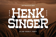 Henk Singer Slab Serif Font, a Slab Serif Font by Storytype Studio (Thumbnail 1 of 15)