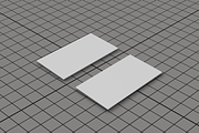 business card mockup on marble, a Business Card Template by Michał Pieczyński (Thumbnail 3 of 5)